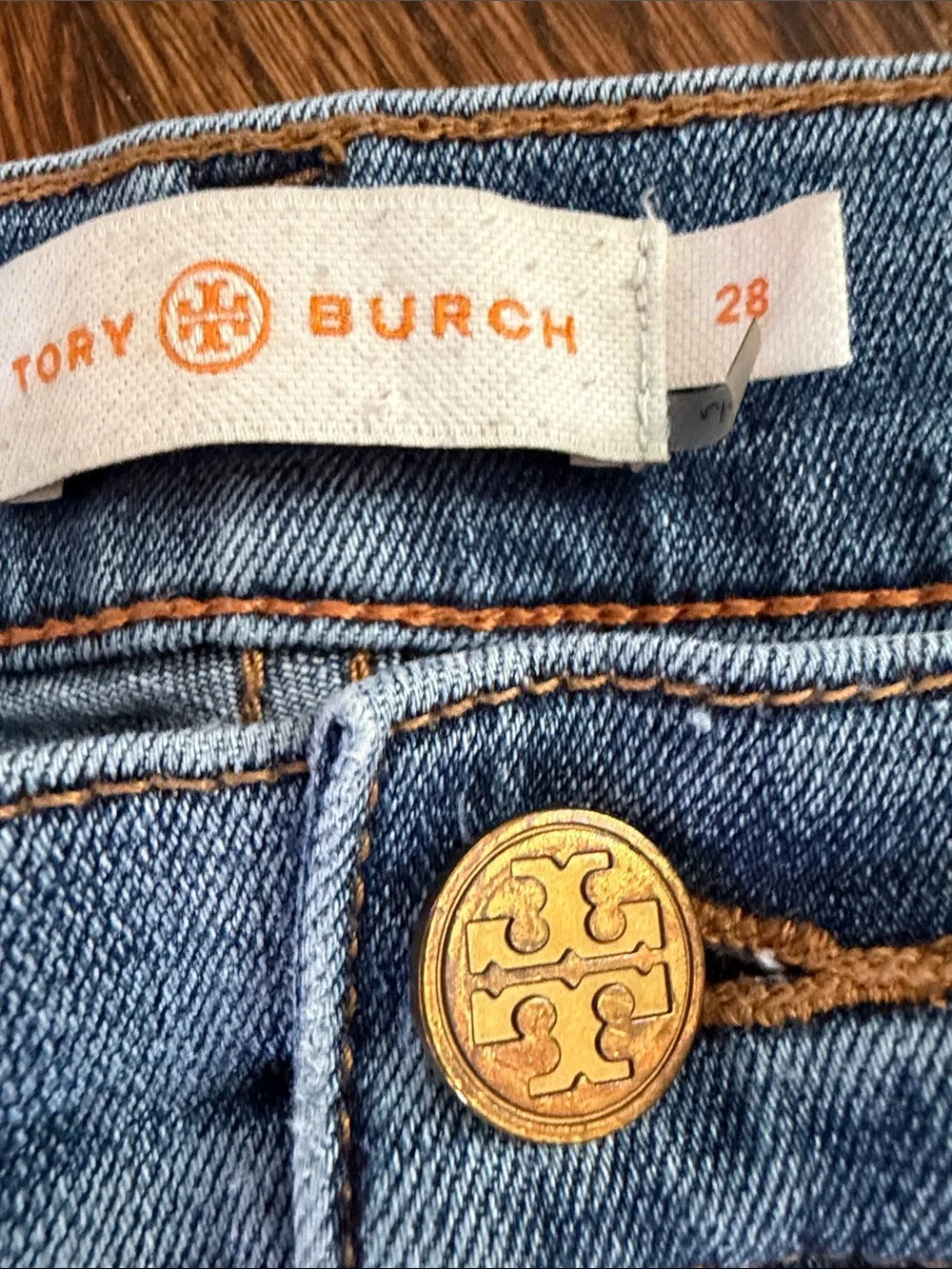 TORY BURCH GORGEOUS EMBROIDERED JEANS